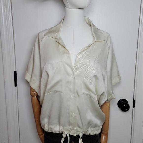 REVOLVE LNA Clothing Alpine Button-Up Shirt Size Small - Picture 2 of 11
